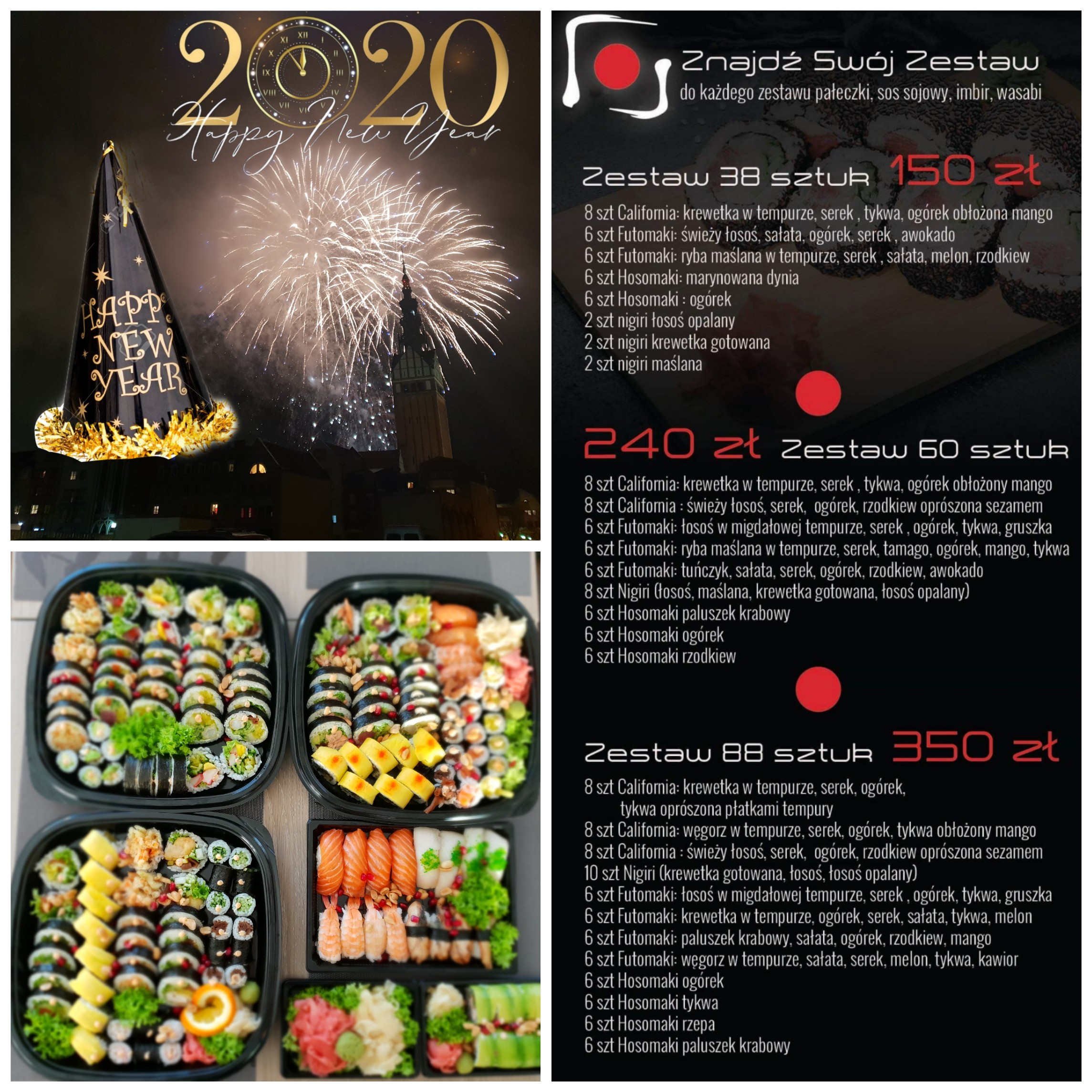 Zamów Sushi na Sylwestra 2019/2020